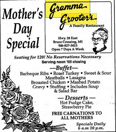 Gramma Grooters - May 1995 Ad